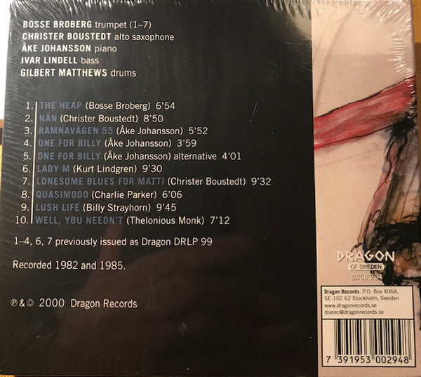 Christer Boustedt Quintet – Blues, Ballads & Bebop