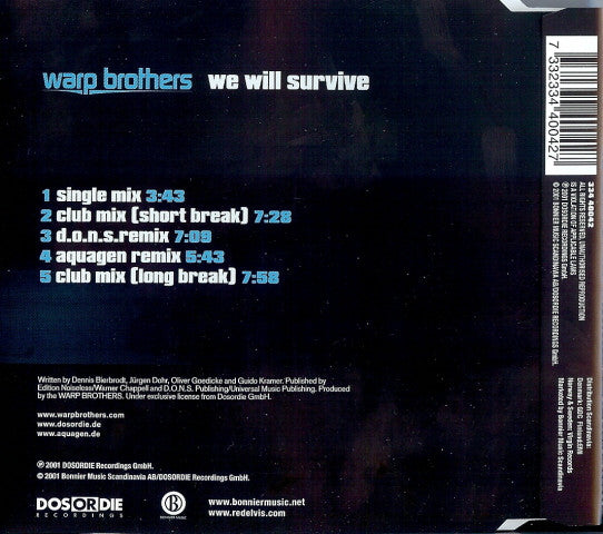 Warp Brothers – We Will Survive