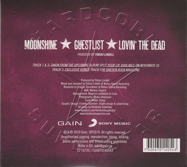 Hardcore Superstar – Moonshine