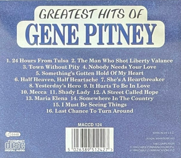 Gene Pitney – Greatest Hits Of
