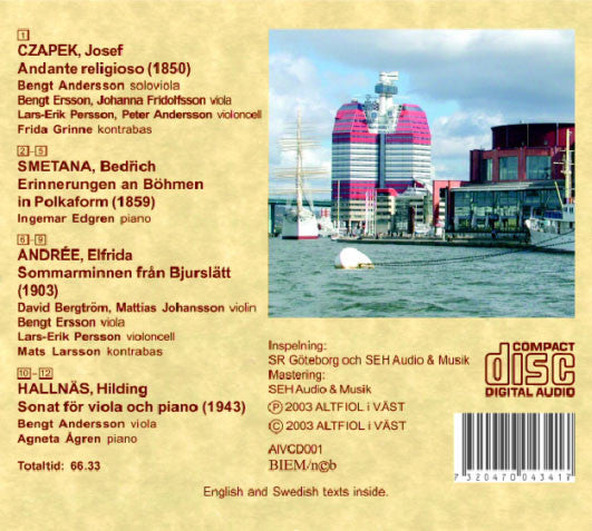 Czapek, Smetana, Andrée, Hallnäs – Souvenirer Från Göteborg
