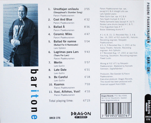 Paroni Paakkunainen – Baritone