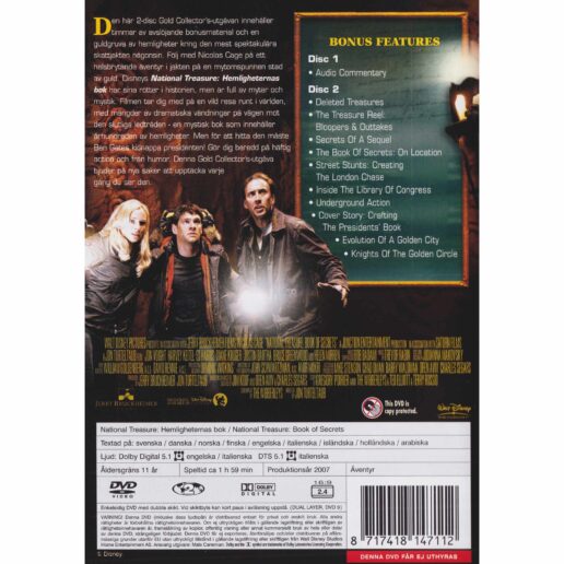 National Treasure 2: Hemligheternas Bok